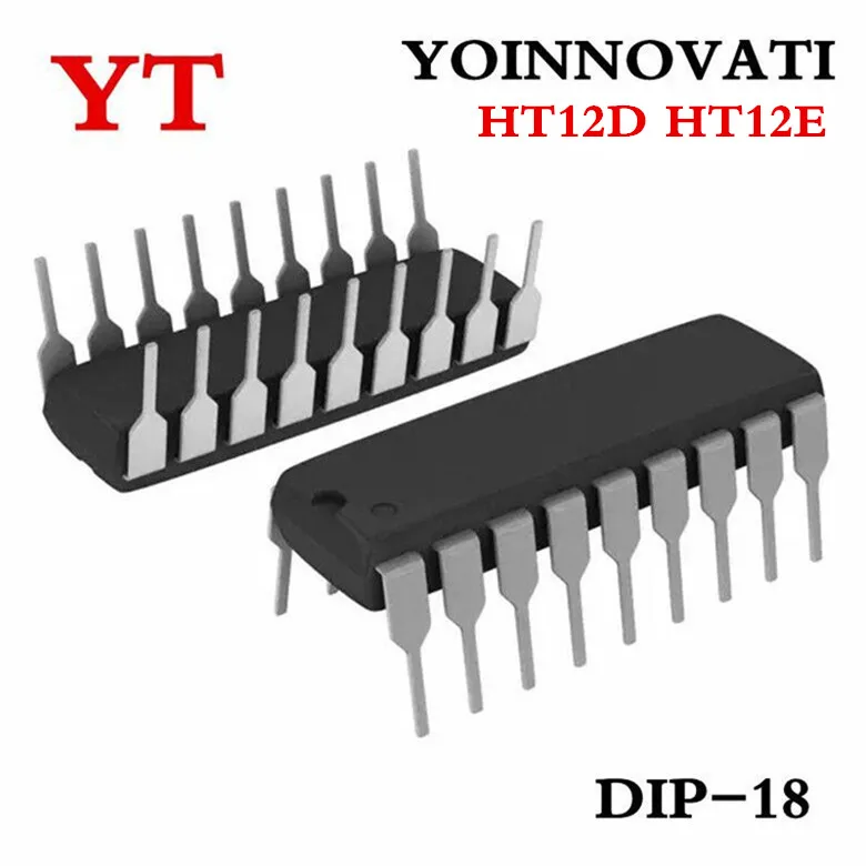  20PCS HT12D and 20PCS HT12E DIP18 . HT-12D+HT-12E=40PCS Best quality