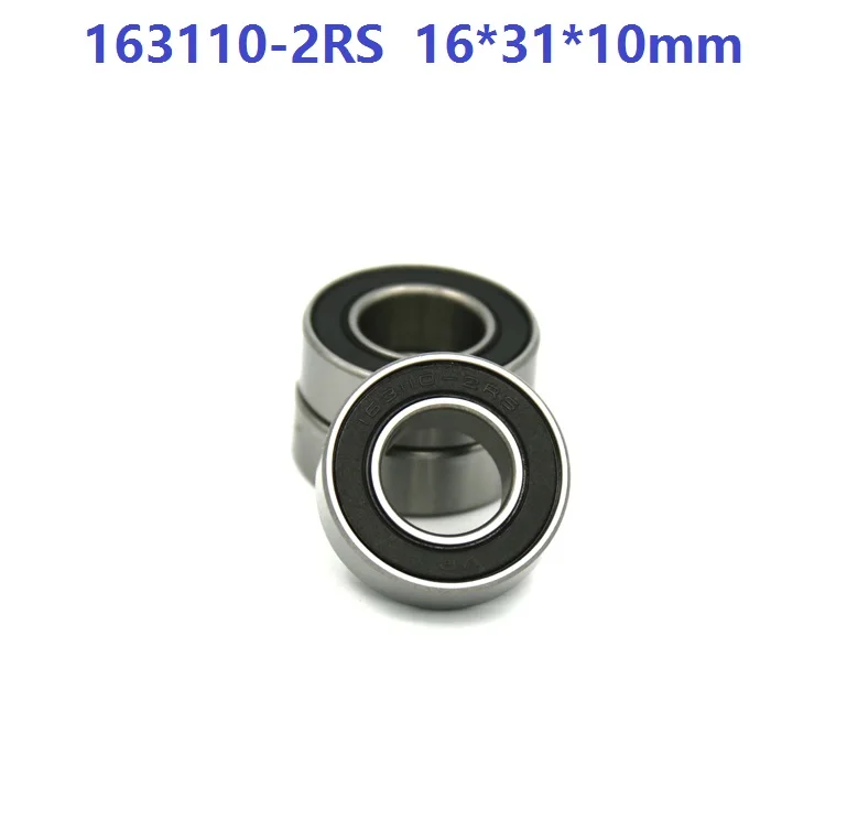 20pcs/50pcs 163110-2RS 163110RS 163110 2RS 16x31x10 mm deep groove ball bearing bicycle bottom bracket bearing 16*31*10