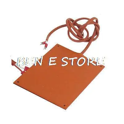 

Machine Silicone Rubber Rectangle Heating Heater 100W 220V 185mmx120mm