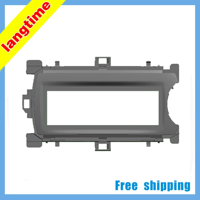 

Free shipping-Car refitting DVD frame,DVD panel,Dash Kit,Fascia,Radio Frame,Audio frame for 2012 Toyota Yaris, 1DIN (right)