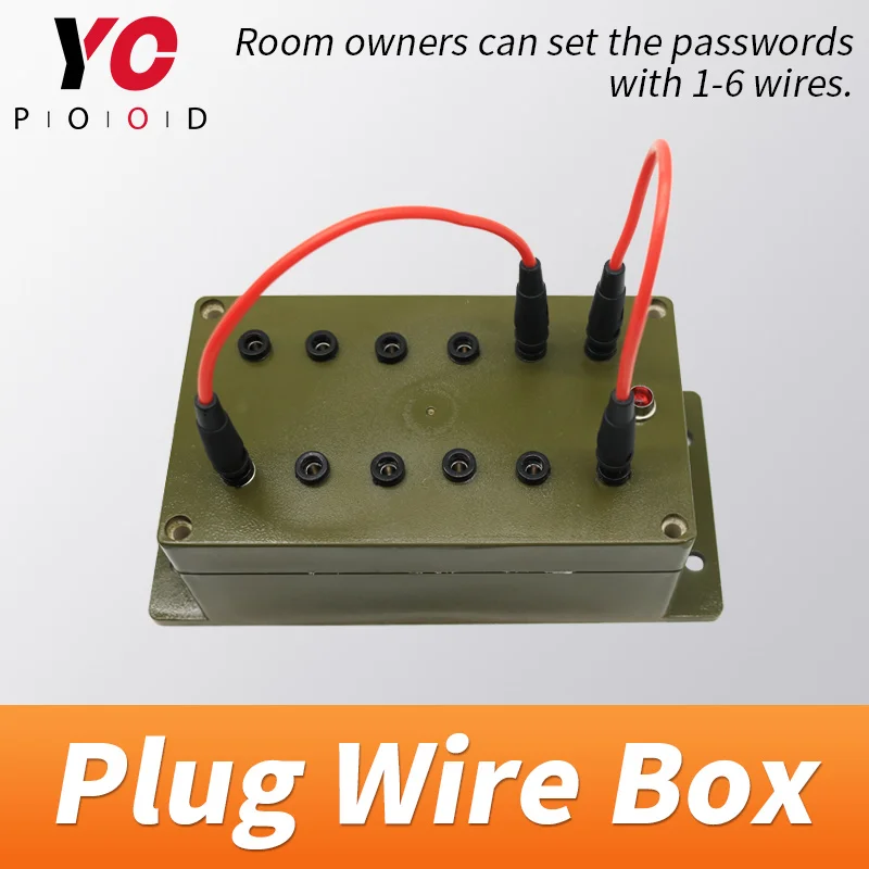 Plug Wire Box Escape Room Connect Wires Prop Room Escape Game mechanism Escape Room system