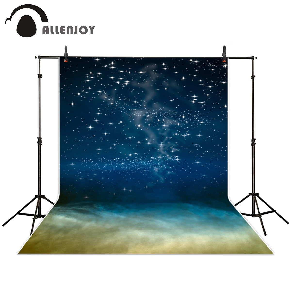 Allenjoy photography backdrop night moon glitter star river Brilliant background photo studio new design camera fotografica