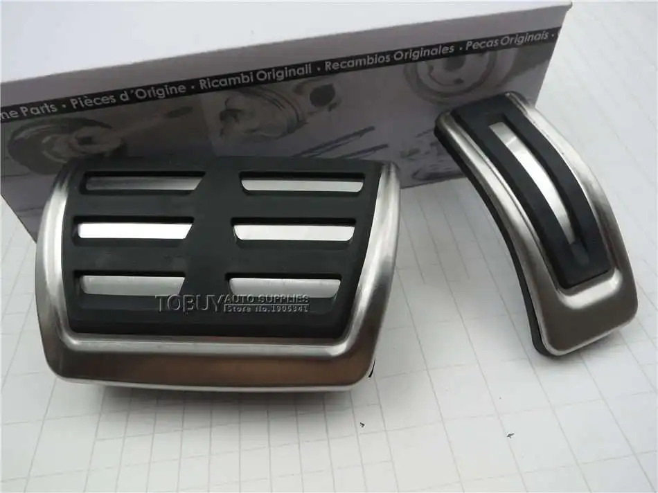 DEE Car Modified Accessory for PORSCHE Macan 2014 2015 2016 2017 Accelerator Brake Footrest Refit Pedal Pad Decorate Metal Plate