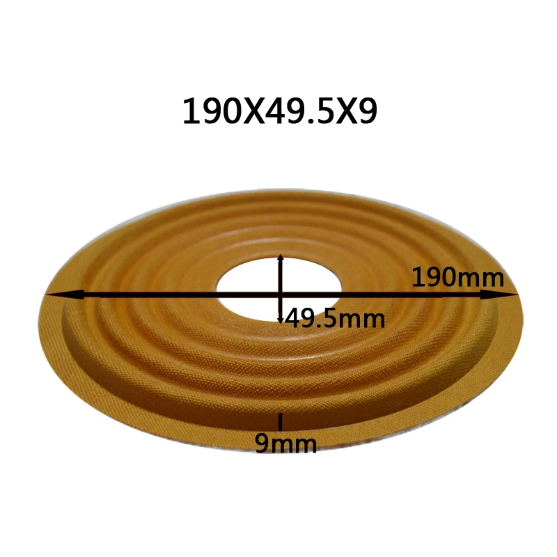 2pcs 190x49.5/190x75.5/190x100mm Elastic Wave Loudspeaker Subwoofer Woofer Bass Speaker Repair Spider Damper