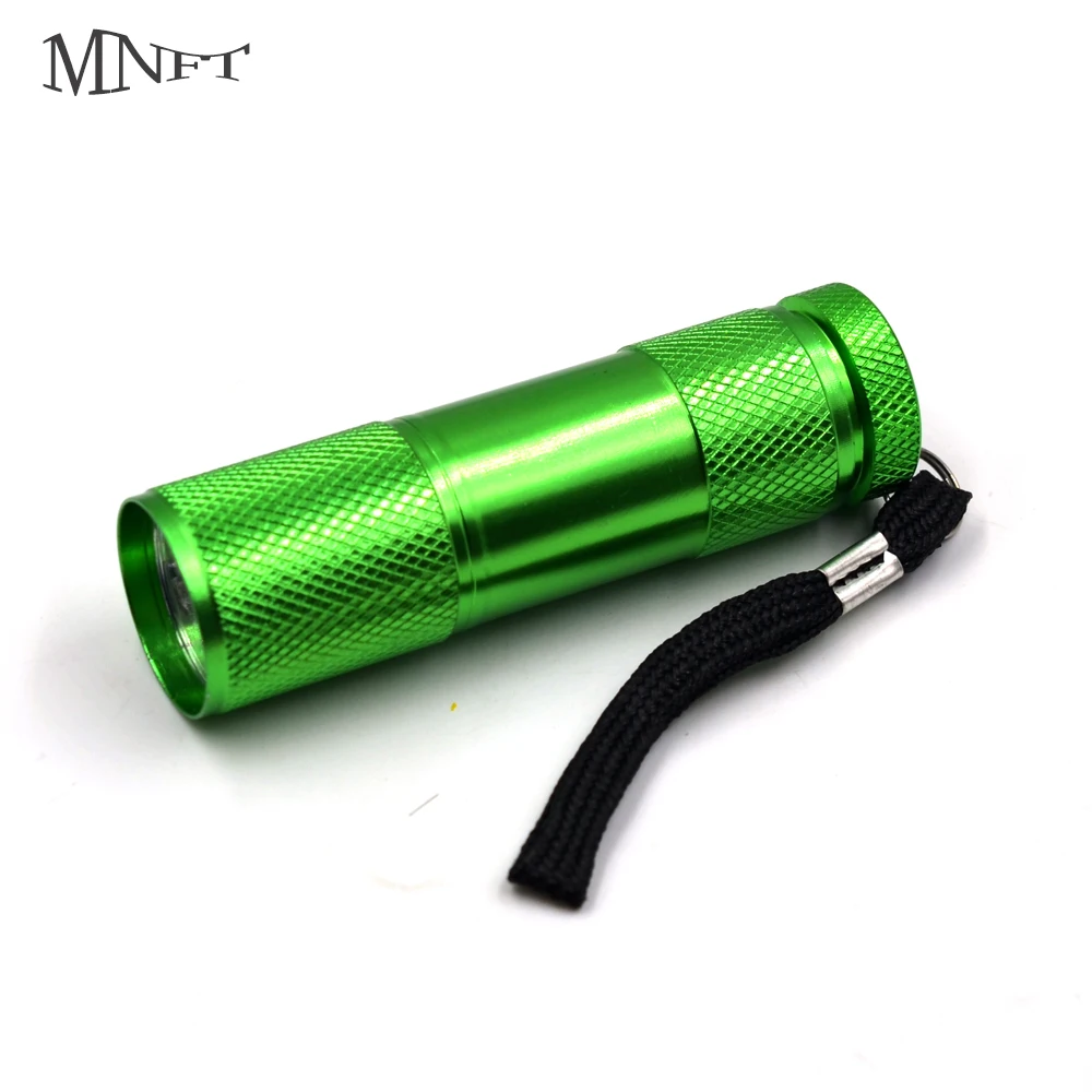 MNFT 1PCS 9LED UV Flashlight Ultraviolet Flashlight Fly Fishing Insects Making Tools Ultra Violet Invisible Ink Marker Detection