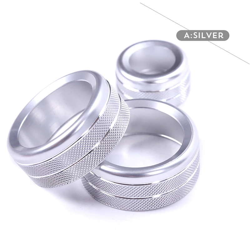 Car Styling Air Conditioning Knobs Audio Circle Trim Alloy Accessory For BMW 1 2 3 4 Series F30 F34 F46 GT X1 F47 F48 2013-2018