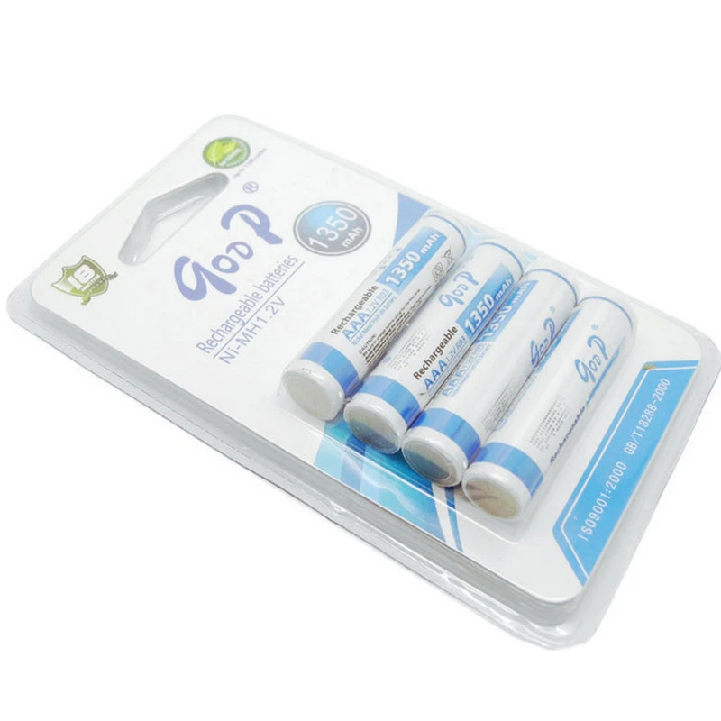 4 cái/lốc AAA 1350 mAh 1.2 V Ni-Mh Pin Sạc Recarregavel cho Đồ Chơi Máy Ảnh Led Flashlight Vận Chuyển Miễn Phí