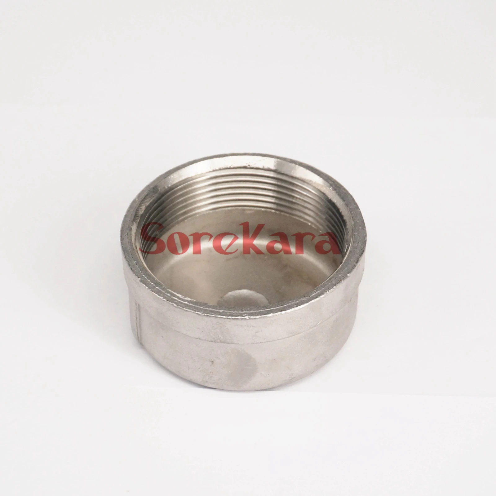 

2" BSP Female Thread 304 Stainless Steel Pipe Fitting Countersunk Plug Round head socket Operating pressure 2.5 Mpa