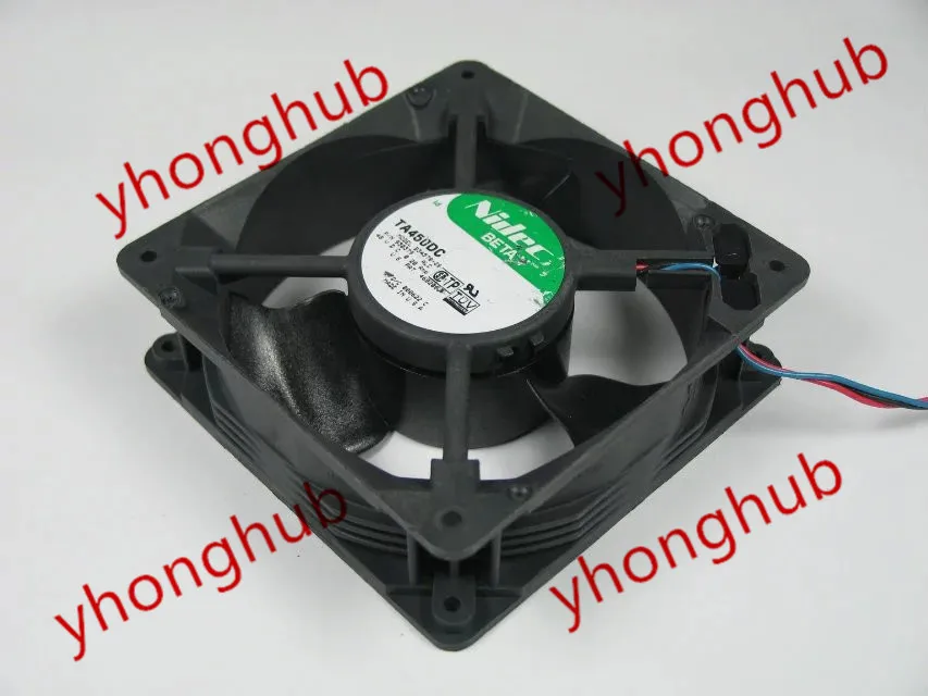 

Nidec TA450DC B34578-26 ALC 930379 DC 48V 0.20A 120x120x38mm Server Cooling Fan