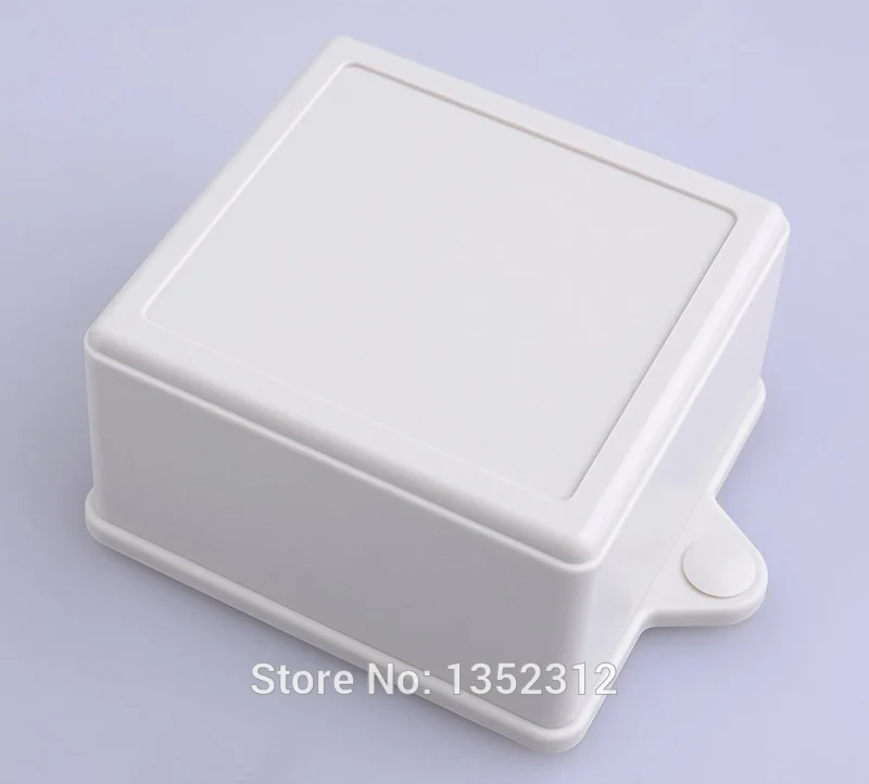 5 pcs/lot 80*75*45mm wall mount plastic enclosure abs electronic box waterproof small junction box with ears housing DIY switch