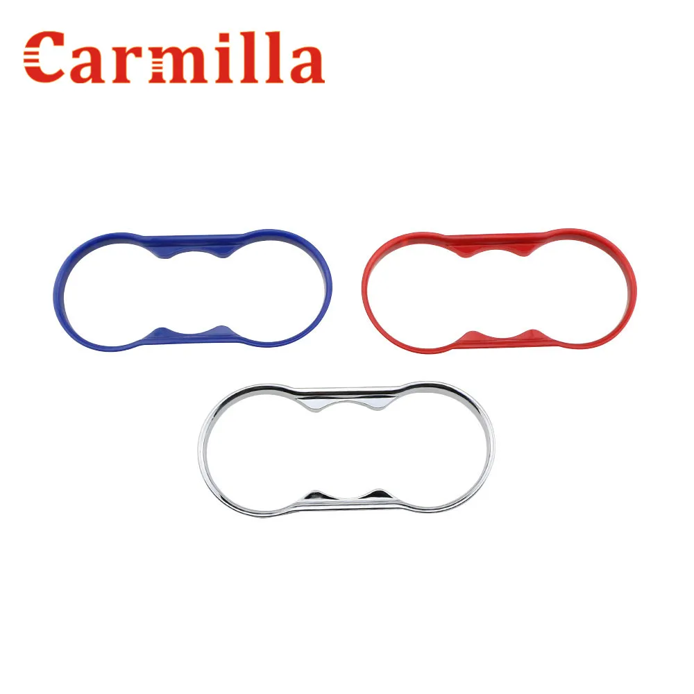 Carmilla Car water cup decoration trim ABS Chrome auto accessories Case For Ford Focus 2 2005-2011 Fiesta 2 3 2009-2011 2012