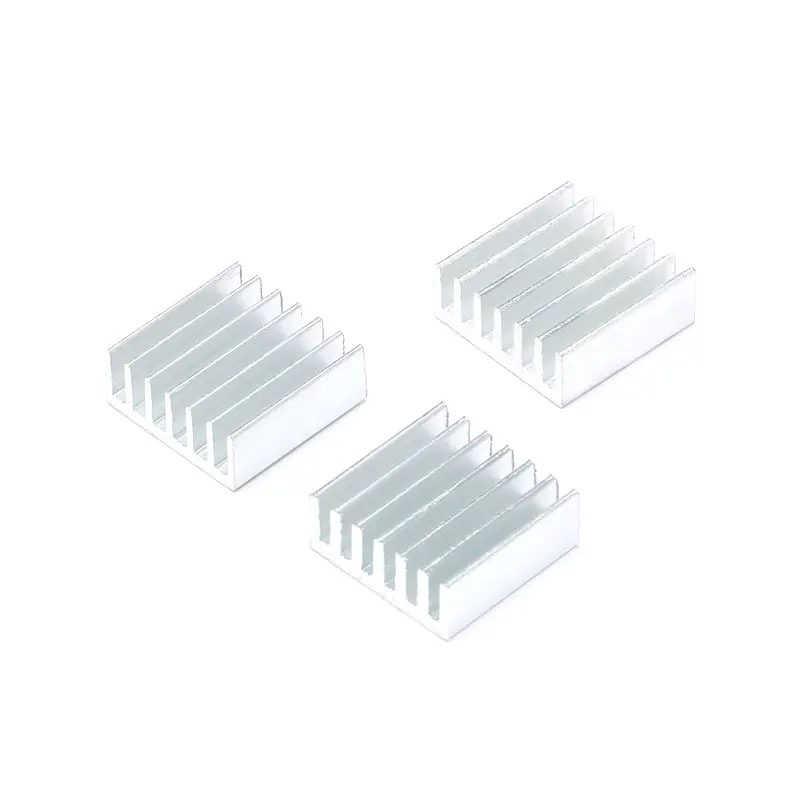 Disipador de calor de aluminio para Chip electrónico, Enfriador de ordenador de 10 piezas, almohadillas de refrigeración, 14x14x6mm