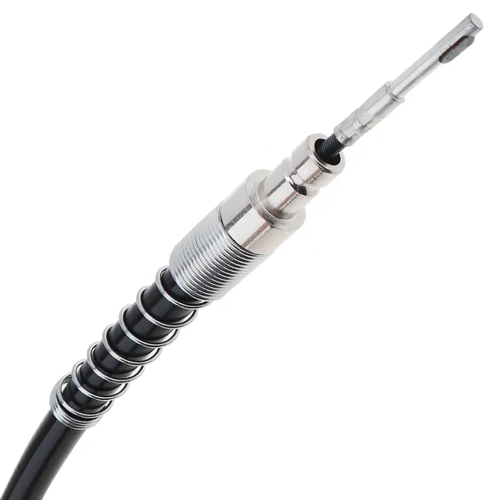 Borracha eixo flexível gravura acessórios de moagem com mola e núcleo interno, furadeira elétrica, máquina de polimento, 4mm