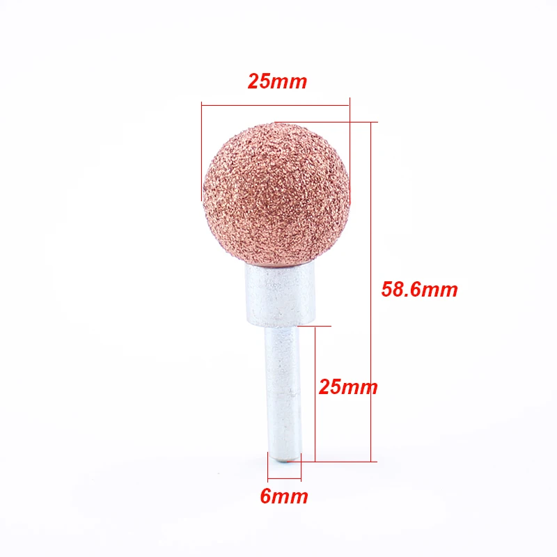 YOUSAILING Quality 1pc 25mm Tungsten Steel Tire Grinding Head Solid Polishing Ball Abrasive