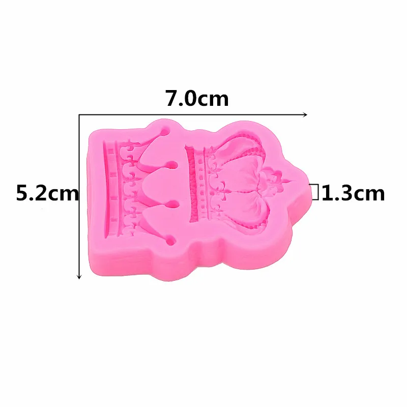 Gadgets Fondant Molds Set of 2 Crowns Silicone Mold Fondant Topping Sugar paste Chocolate Decoration BEST QUALITY