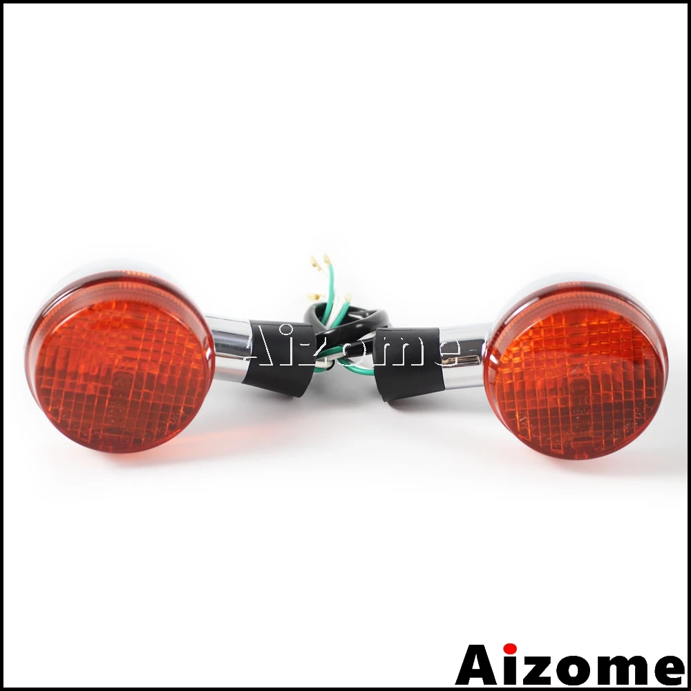 Motorcycle Rear Turn Signal Lights For Honda Shadow 400 750 VT750 04-07 Turn Indicators Lamp Emark Blinkers