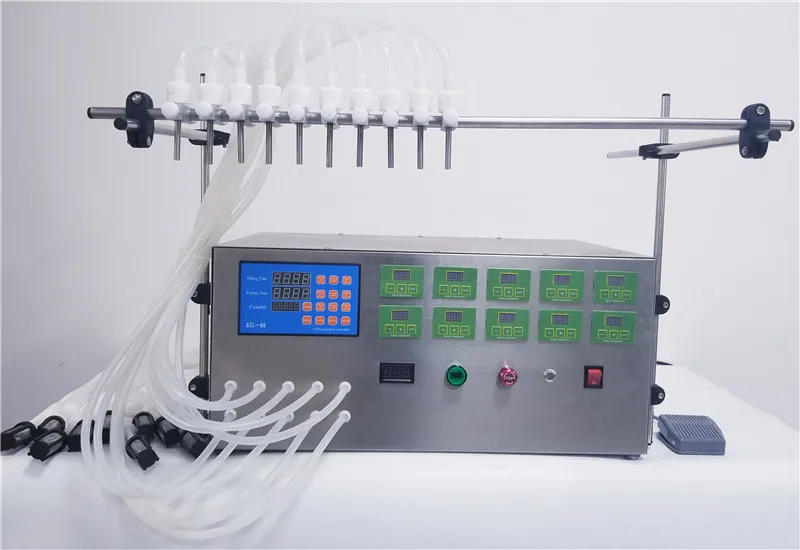 Машина для розлива жидкости с 3-4000 стандартами, наполнитель оливкового масла, наполнитель для бутылок с 10 насадками