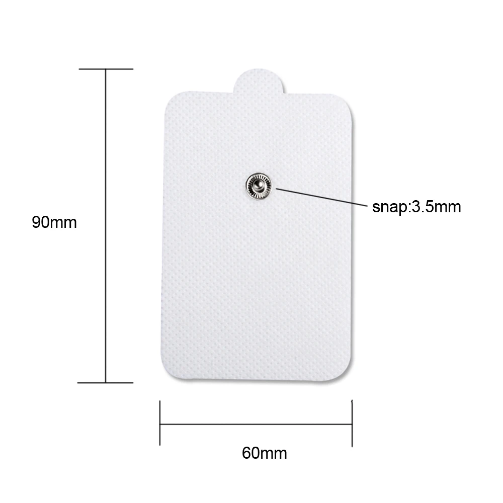 10 Pairs Size 6cm*9cm TENS Electrodes With Standard 3.5mm Connect Use For TENS/EMS Digital Therapy Machine