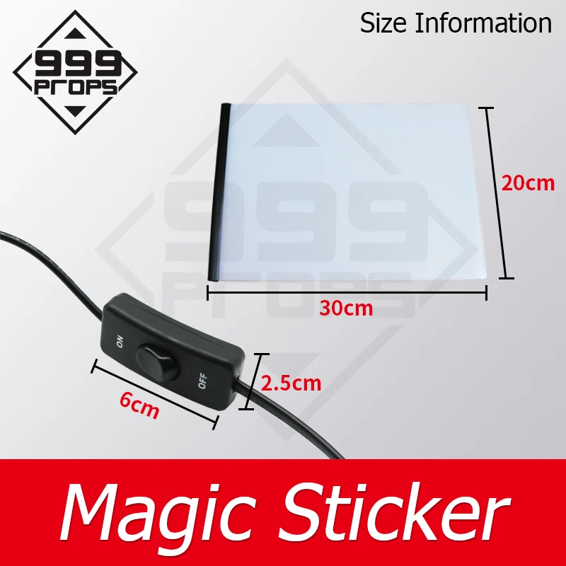 999PROPS  Magic sticker Real life room escape prop Adventure power up amazing sticker to see hidden clues Chamber game props