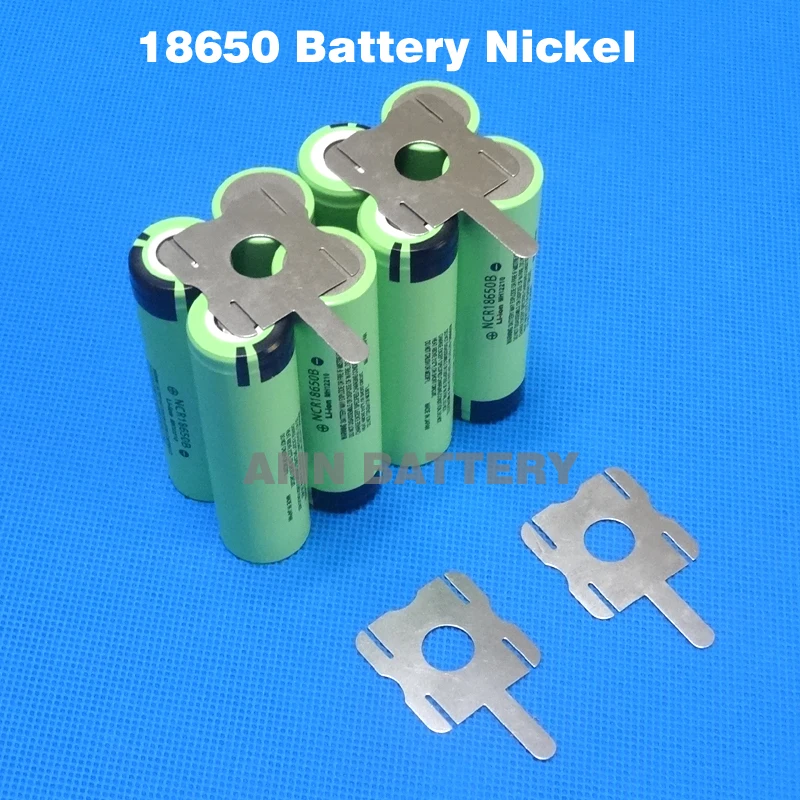 

18650 battery nickel plated belt Cylindrical cells Ni plate Lithium batteries nickel tape For 18650 cell 2S2P 7.4V battery pack