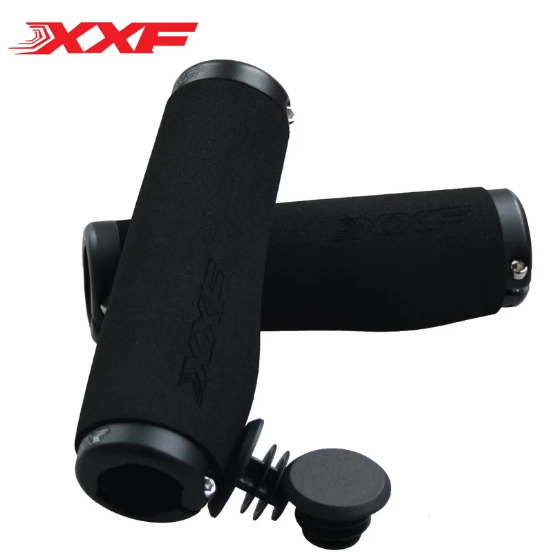 Bicycle Lockable Handlebar for MTB Road Bike, Soft Sponge Grips, Alloy, Bicycle Bar-end, XXF