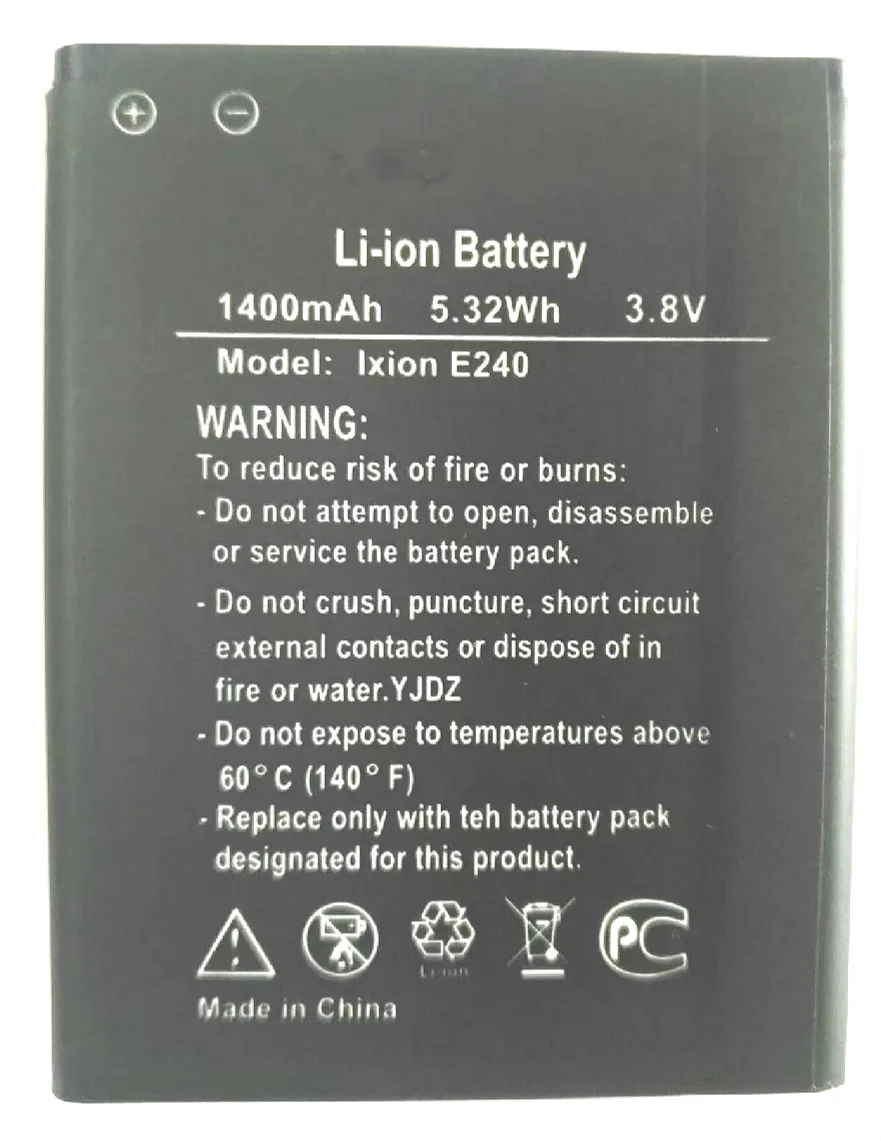 

Westrock 1600mAh Ixion E240 battery for DEXP Ixion E240 cell phone