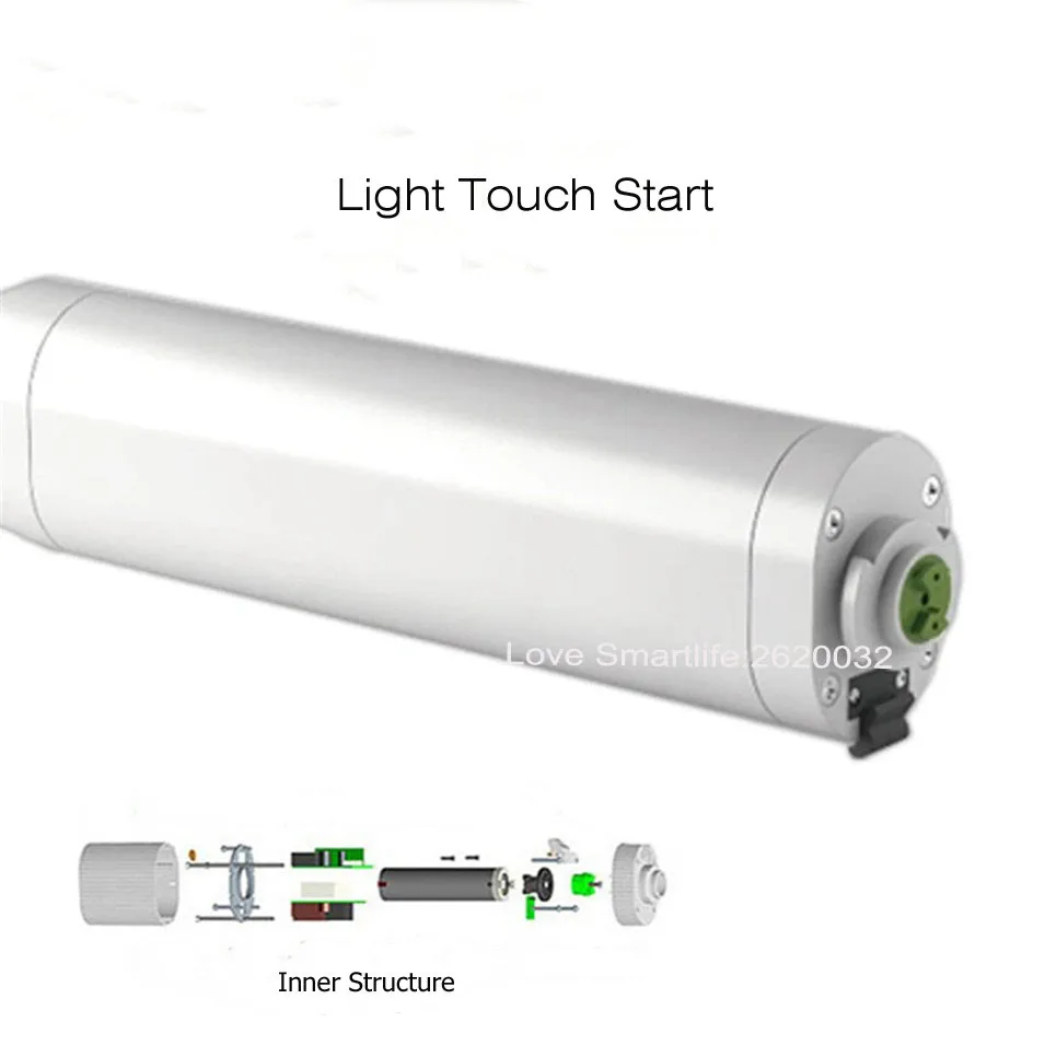 Dooya-Motor de cortina eléctrica DT52S, 45w, 4 cables, Motor de ingeniería de potencia fuerte para abrir y cerrar pista de cortina de ventana,