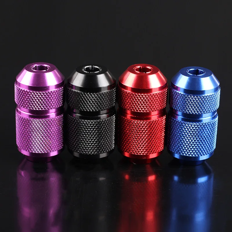 4 farben 22mm Aluminium Legierung Tattoo Maschine Grip Schlauch Hawk Nadel Patrone Tattoo Grip Tattoo Rohr Für Patronen Nadeln