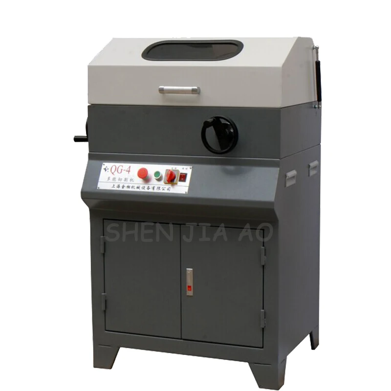 

380 В 1,1 кВт 1 шт. многофункциональная машина для резки образцов QG-4 вертикальная машина для резки образцов, используемая для резки нерегулярных образцов