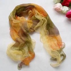 [BYSIFA] Red Silk Scarf Fashion Women Long Silk Scarf Printed Fashion Accessories 100% Silk Rose Female Long Scarf 175*40cm