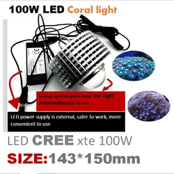 customize colors 100W CREE LED Grow Light for Plants Hydroponics Aquarium marine lamp for Coral Reefs Fish