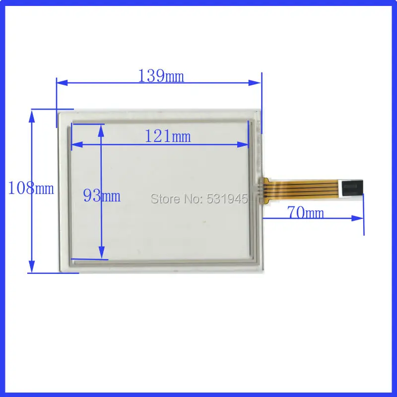 ZhiYuSun NEW 5.8 Inch TouchScreen139*108 HP-0580yitouch panel 948  139mm*108mm for industry applications GLASS   on display