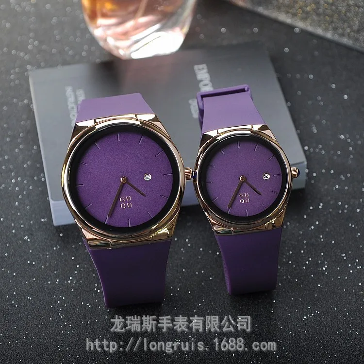 Fashion  GUOU Brand Women Quartz Wrist  Watches Modern Montre Femme Horloge Leather Belt Reloj Mujer Relojes Drop Shipping