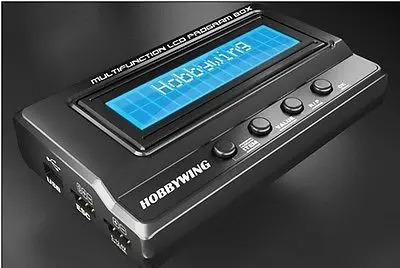 

Hobbywing Multifunction LCD programer Box Integrated w/USB adaptor Voltmeter 3/1 for ERUN and EZRUN series car ESC