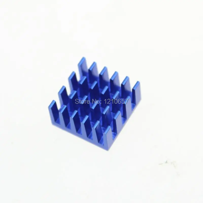 8PCS lot 15 x 15 x 8mm Blue Aluminum Heat sink Ram Memory Heatsink