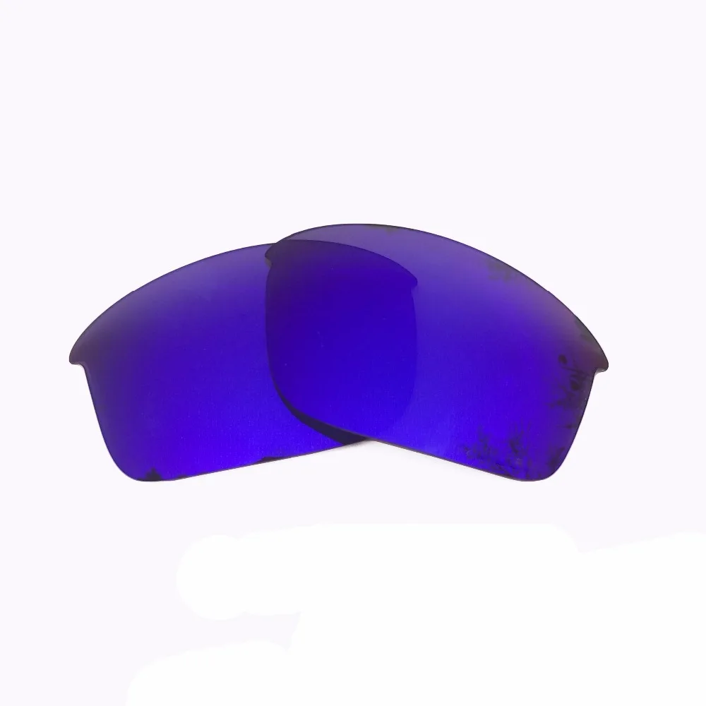 Orange Red Mirrored & Purple Mirrored Polarized Replacement Lenses for-Oakley Bottle Rocket Frame 100% UVA & UVB