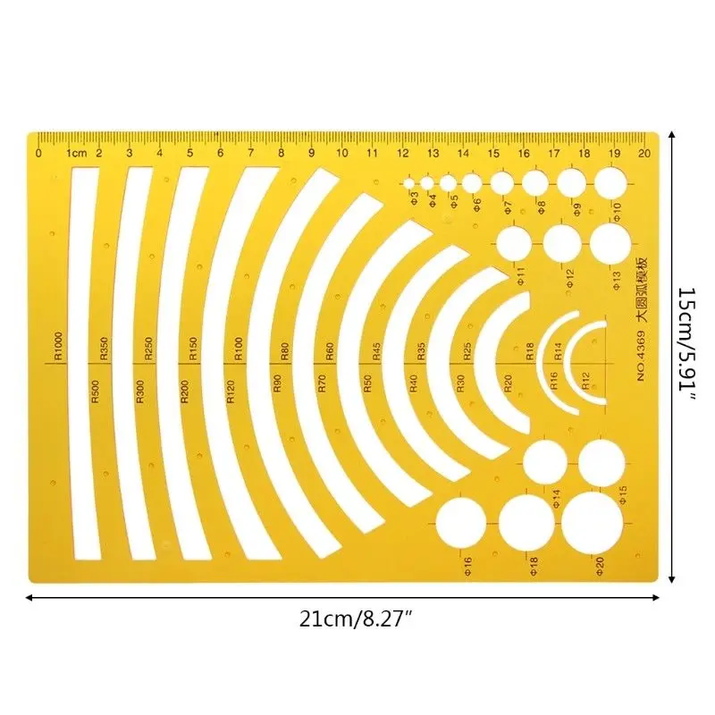 XRHYY Flow Chart Symbol Drafting Template Ruler Stencil Measuring Tool Student School Product Kit Lab&Scientific Supplies