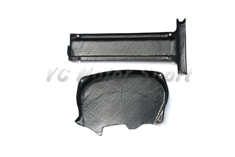 Car Accessories Carbon Fiber Belt Cover & Plug Cover Fit For 1996-2005 EVO 4 5 6 Plug Cover with Engine Cam Cover