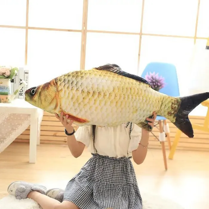 20/40/60cm  Crucian Fish Pillow Stuffed Plush Animal Little Fish Toy Cartoon Dolls Kids Toys Valentines Party Gifts 18