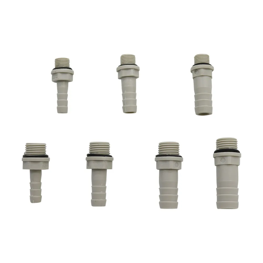 

Plastic-Steel Male thread water pipe connector 1/8",1/4" thread to 6/8/10/12mm Connector Pump Adapter Pipe Joint 50 Pcs