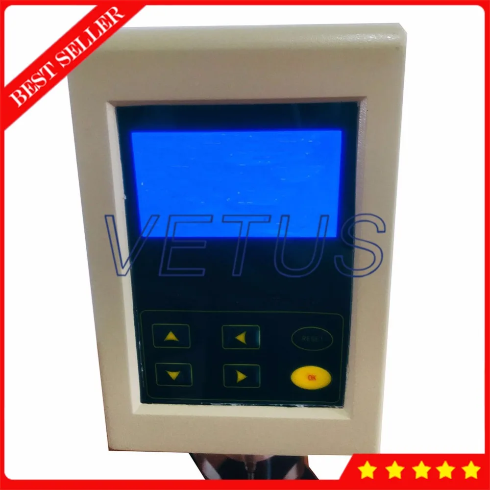 Digital Rotary Viscometer RS232 Interface LCD Display Viscosimeter Viscosity Meter Testing Equipment