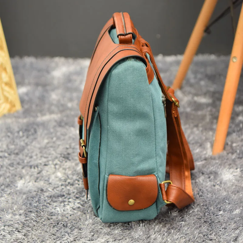 Vintage Women Canvas Backpacks For Teenage Girls School Bags Large High Quality Patchwork Backpack Escolares