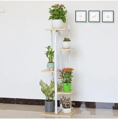 

Stainless steel flower stand living room falling subway art multi-level indoor multi-functional fleshy green loof shelf special