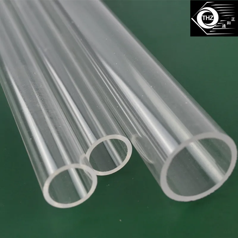 Polycarbonate PC Round Tube, Clear, Transparent Plastic Tubing, LED, Home Decor, Shower Curtain Poles, Diameter 8, 12, 15, 25mm