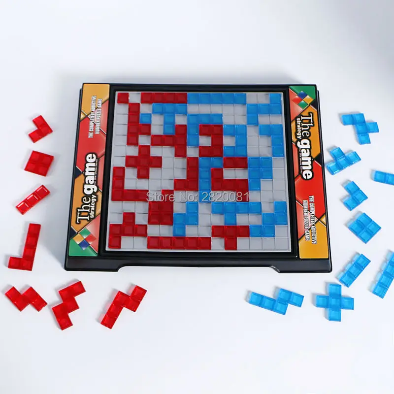 The strategy game whole family funny game,2 player puzzle&eduactional chess Blokus toys challenge  game for children-parent