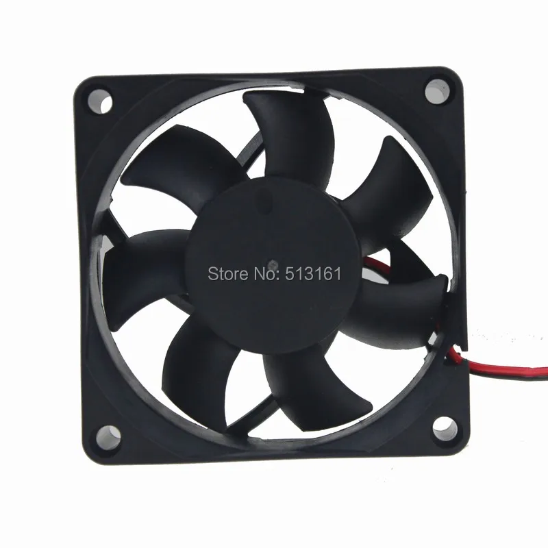 10 cái/lốc Gdstime 2Pin DC Không Chổi Than Cooler Fan 12 V 70x25 mét Cao Tốc Độ RPM