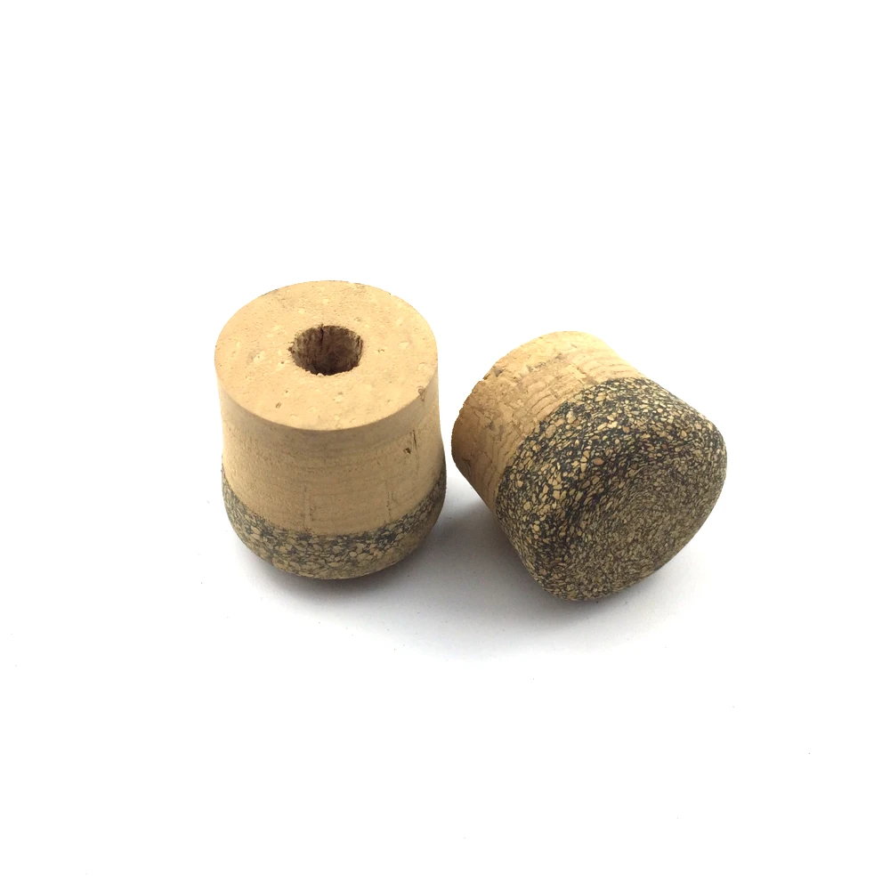 NooNRoo  Cork End Cap Fighting Butt Cap  fishing rod Building Rod Components  Grade AA