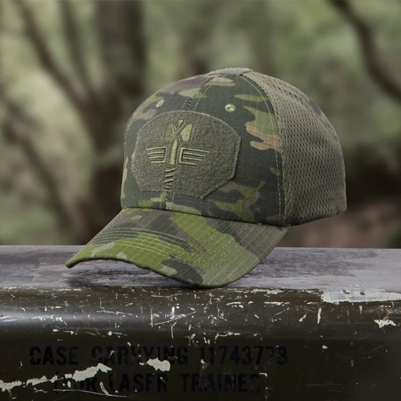 Multicam Tropic taktyczne czapki sportowe z daszkiem MTP Mesh 65/35 materiał Ripstop czapka bejsbolówka Outdoor Camo Cap MCBK MTP