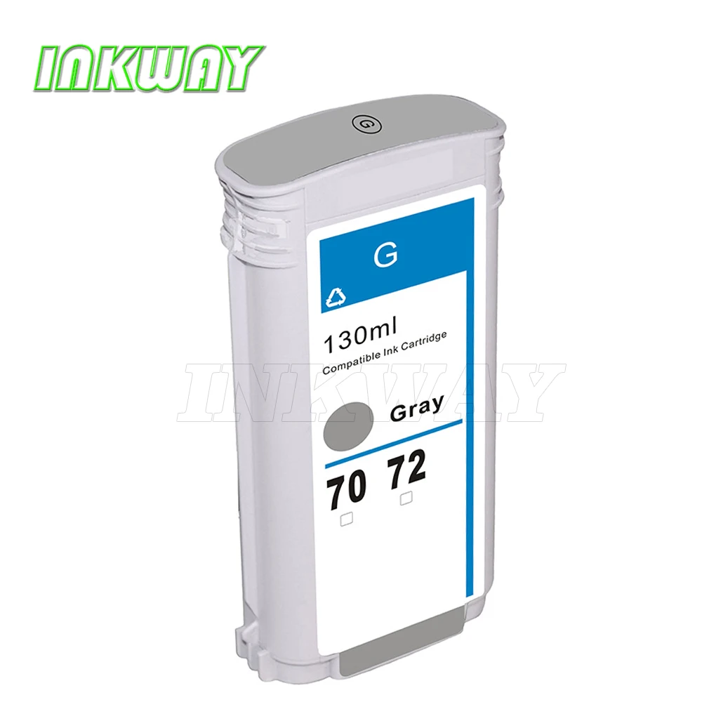 INK WAY For hp72  C9374A ink cartridge for hp 72 GREY T770/T790/T1120PS/T1120HD T1100/T1100S etc.