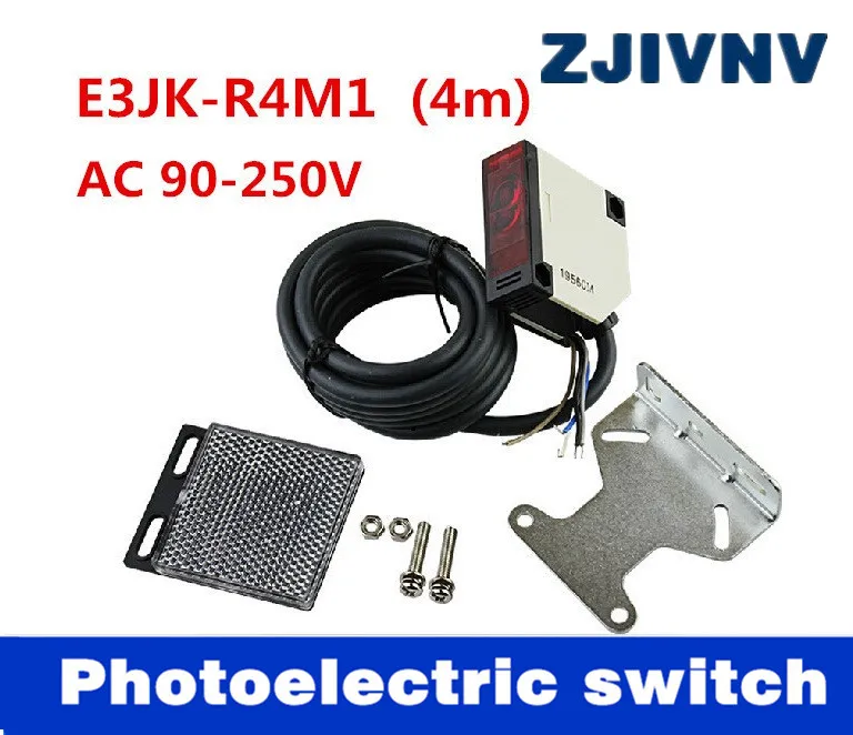 photoelectric switch E3JK-R4M1 DC 12~24V, AC90-250V Detective distance 4M Potoelectric switch